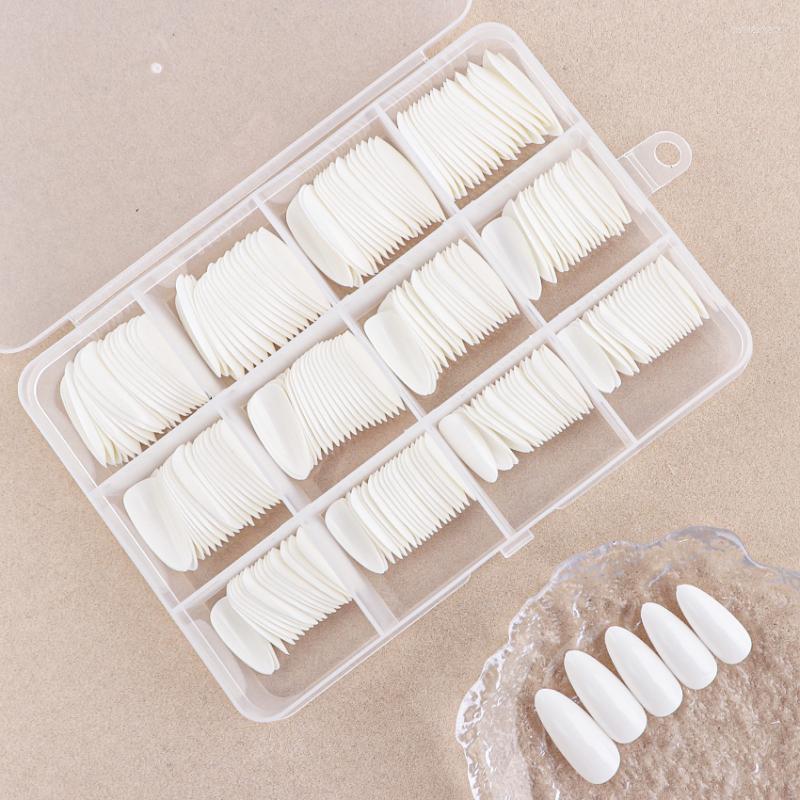 

False Nails 240Pcs/Box Full Cover Press On Nail Tips Stiletto Almond Coffin French Fake DIY Manicure Beauty Tools, Lasd-twh27