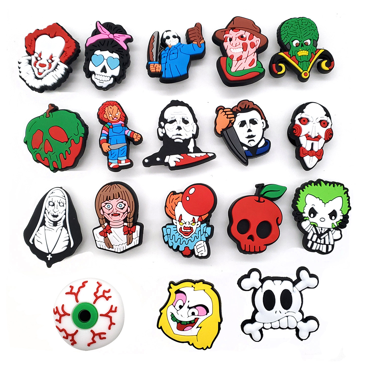 

Other Cartoon Thriller Halloween Shoe Charms For Croc Sandals Funny Jibz Clogs Decoration Pvc Accessories Unisex Kids Gifts Drop Deli Otor9