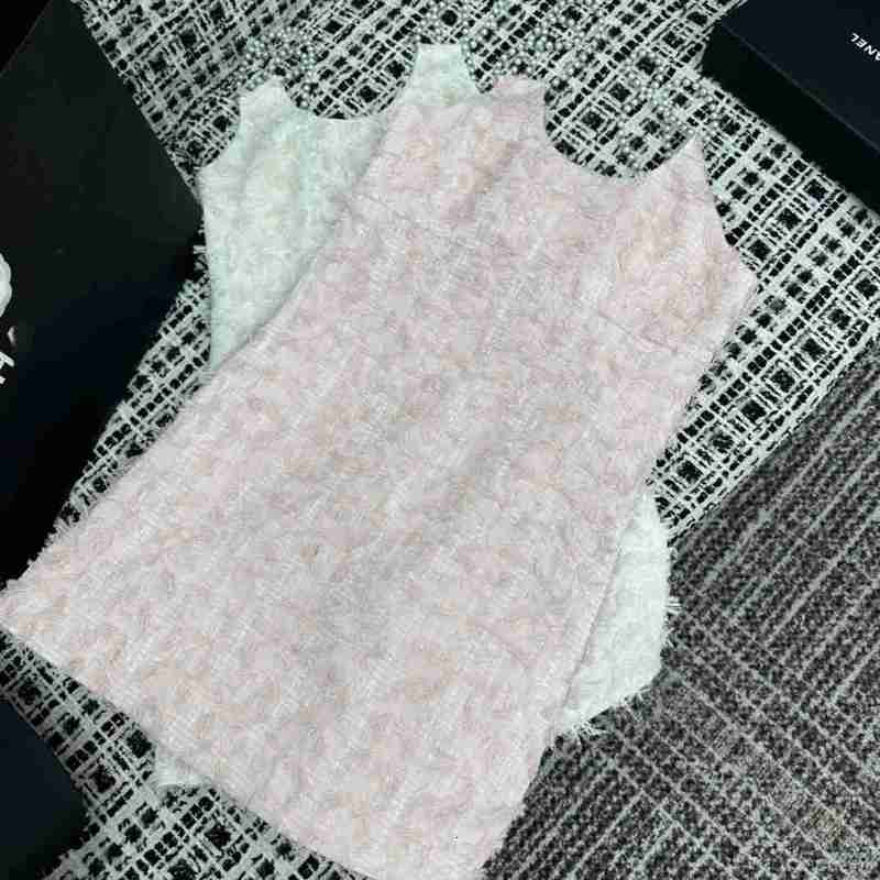 

Casual Dresses designer 2023 Summer New Small Fragrant Wind Gentle, Sweet, Unique, Slim and Age Reducing Pearl Strap Fairy Dress GAOQ, Pink8