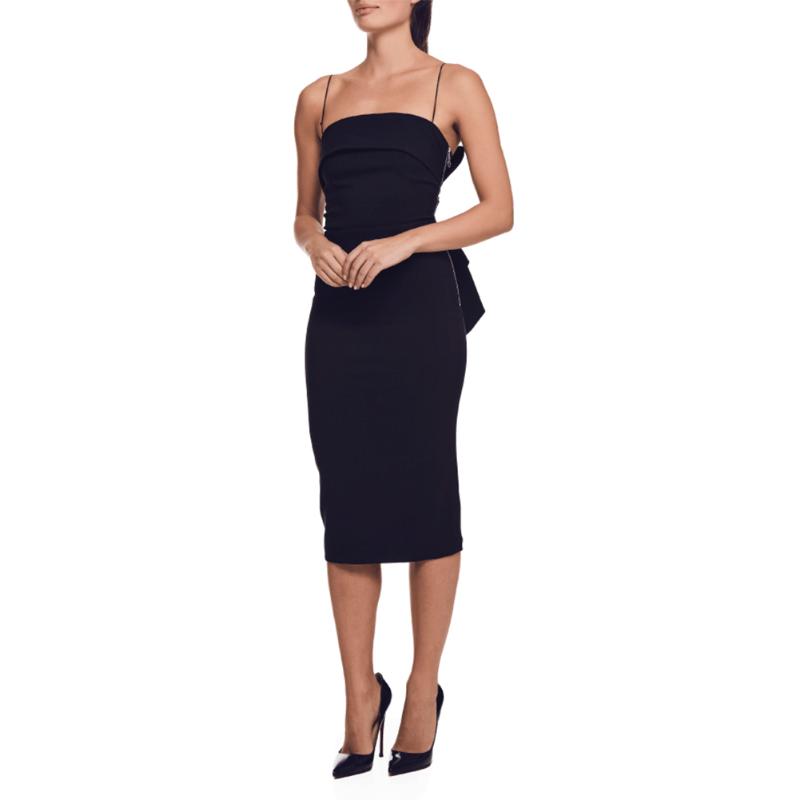

Casual Dresses Ocstrade Black Bandage Dress 2023 Arrival Summer Sexy Women Midi Boodycon Night Club Party, Picture shown
