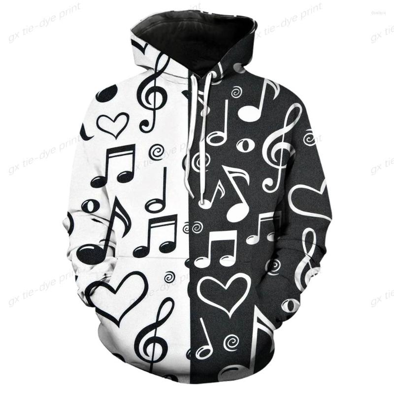 

Women's Hoodies Women Music Note Print Hoodie Sweatshirts Autumn Long Sleeve 2023 Ladies Pullovers Casual Loose Pocket Hooded Shirt, Aaz1bj0133
