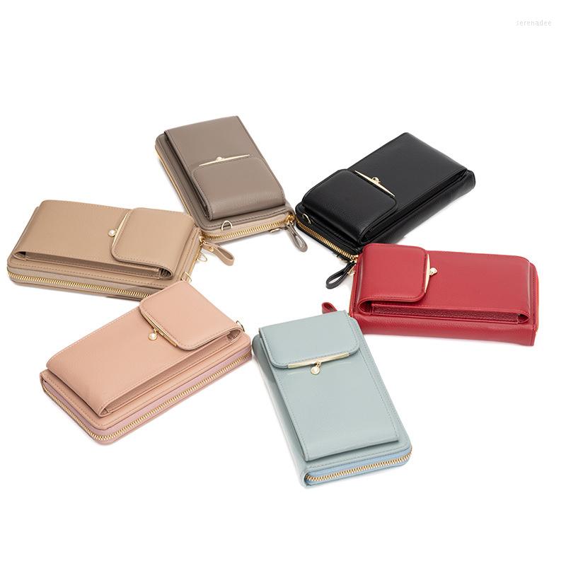 

Evening Bags Women's Wallet Summer Pink Cell Phone Big Card Holders Youth Women Clutch Wallets Female Crossbody Shoulder, Blue