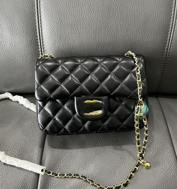 

American luxury brand envelope bag cross-body chain Ringer small square box pillow bags senior sense shoulder bags, Aspic