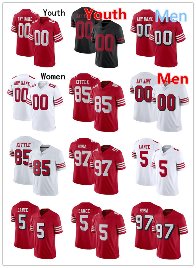 

Football Jersey San Francisco''49ers''16 Joe Montana 80 Jerry Rice 8 Steve Young 42 Ronnie Lott 13 Brock Purdy 11 Brandon Aiyuk 97 Nick Bosa 19 Deebo Samuel, Color