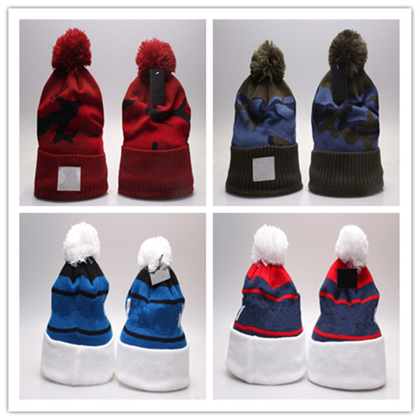 

New Beanie With Pom Poms brand Beanies Hip Hop Snapback Sports Hats Custom luxury Knitted Cap Snapbacks Embroidery Soft Warm Girls Boys Skuilles Cap
