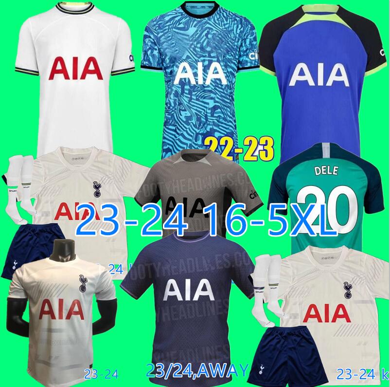 

KANE SON 23-24 RICHARLISON SPURS Soccer Jersey KULUSEVSKI HOJBJERG SPENCE PERISIC LENGLET LUCAS ROMERO Tottenham Football kit shirt home tops Men kids sets, 11