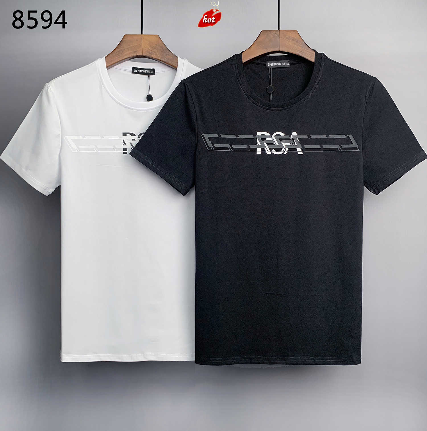 

Mens TShirts 2023SS New Comfortable Breathable Paris fashion Tshirts Summer Tshirt Male 100 Cotton Hip Hop Streetwear Tops Black W dsquare 2 d2 dsqs dsq2s 1KNW, White