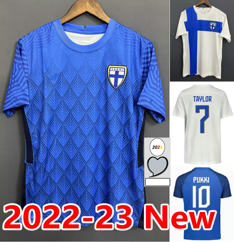 

2023 Finland Soccer Jerseys PUKKI POHJANPALO 22 23 home away KAIRINEN LOD TAYLOR Kamara Forss Football Shirt ANTMAN JENSEN ALHO IVANOV camesitas de futol, 2022 home