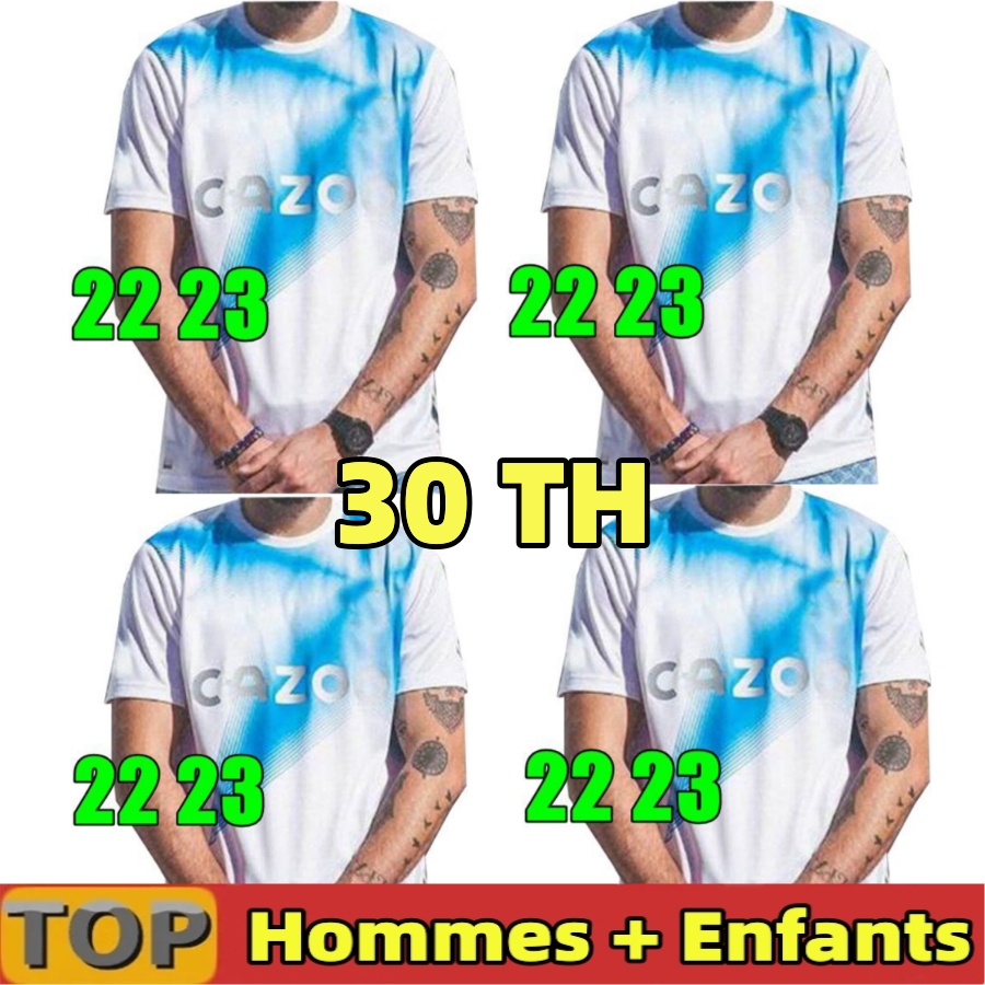 

22 23 maillot ALEXIS soccer jerseys 30 Year Anniversary Special 2022 2023 MarseilleS PLAYER GUENDOUZI PAYET CLAUSS men kids KIT VERETOUT OUNAHI, 22 23 30th aldult ligue 1
