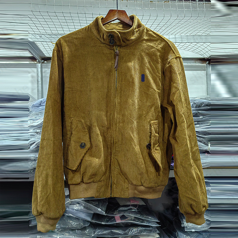 Mens Jackets Fashion Corduroy Coat Winter Man Jacket Casual Loose Coats Winter Classic Letter Outerwear Designer Womens Tops Clothing S-XL-image-921099612