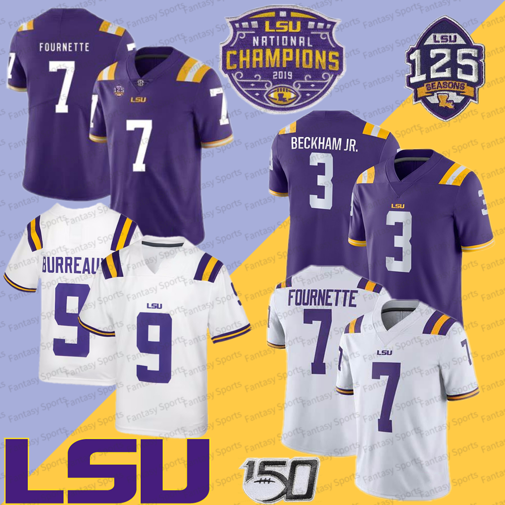 

NCAA Burreaux 9 Joe Burrow Jersey Justin Jefferson 3 Odell Beckham Jr. Tryann Mathieu 7 Fournette Mens LSU Tigers College Football Stitched Jerseys 2019champions, Men jersey