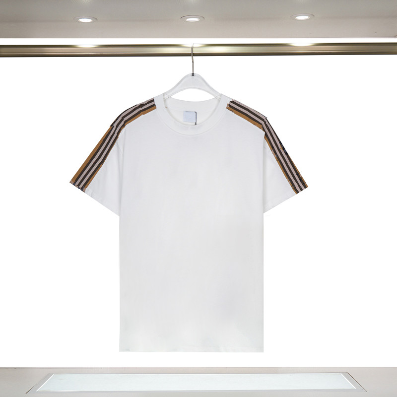

Tees Mens High Qualities Designers T Shirt Letter Print Round Neck Short Sleeve Black White Fashion Men Women Tshirts, 15-1