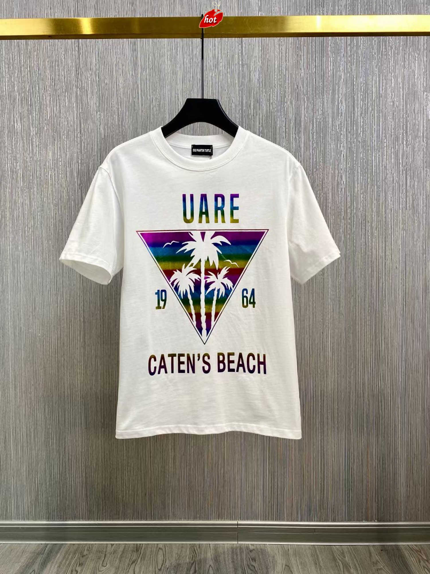 

Mens TShirts Mens Designer T Shirts Black White CatenS Beach Slouch Tshirt Men Summer Fashion Casual Street Tshirt Tops Plus Size MX dsquare 2 d2 dsqs dsq2s 5UL3