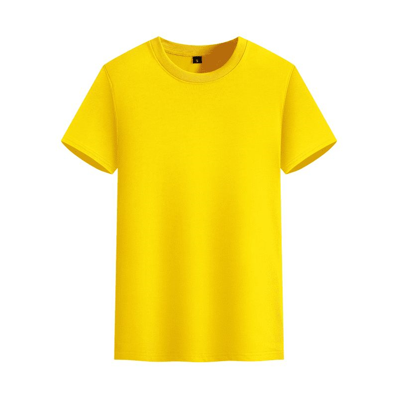 

New Sports Outdoor Clothing Fan Top Summer Round Neck Men Yellow T-shirt