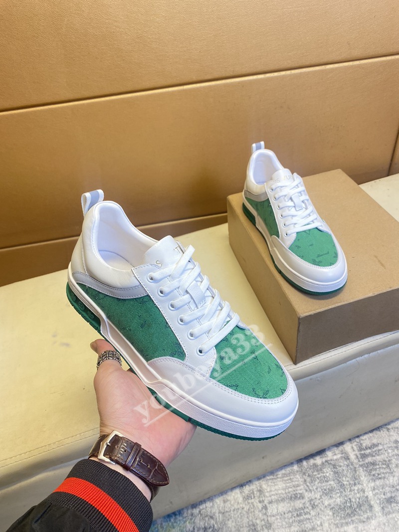 

designer Luxurys TRAINER Casual shoes for men womens white Natural Green grey Cream Black Burgundy Purple mens sports sneakers trainers