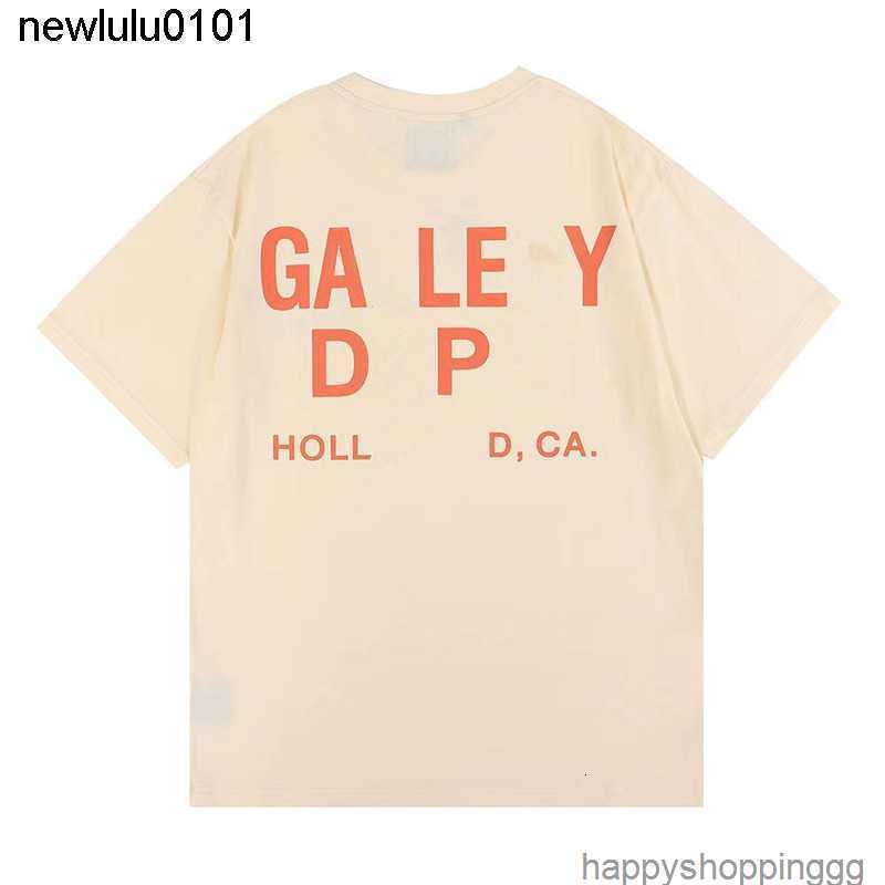 

Designer Men's T-shirts Galleryes Summer Gallary Shirt Alphabet depts Printed Star Same Round Neck Short Sleeve T shirt for Men Women