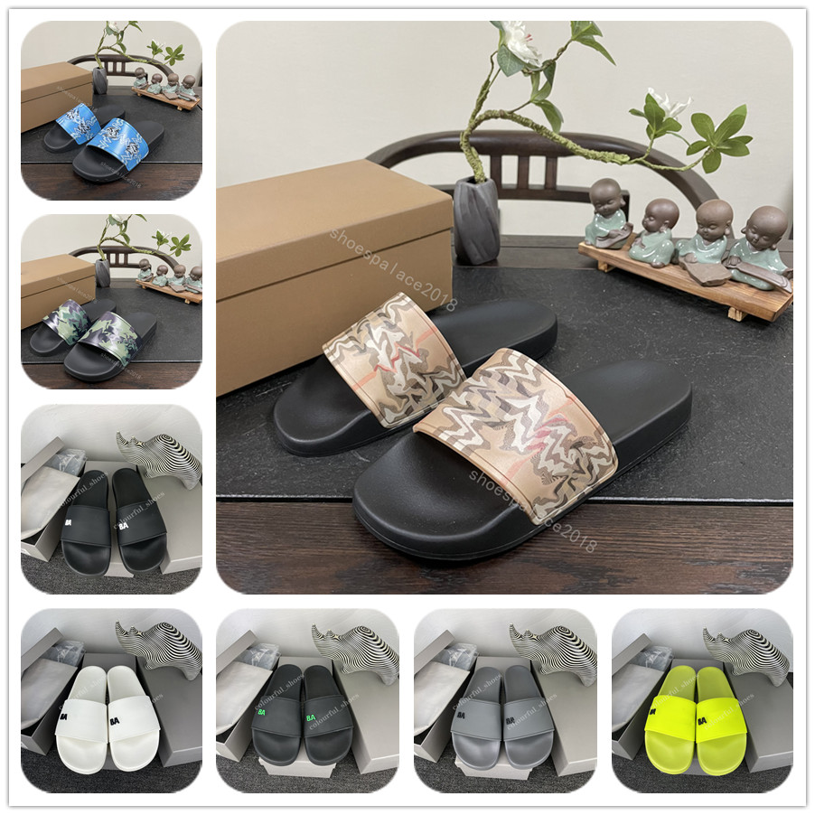 

Paris Slippers Sliders Mens Womens Summer Sandals Beach Slipper Ladies Flip Flops Loafers Black White Pink Slides Chaussures Shoes Beach Shower Room Sandales, Color#015