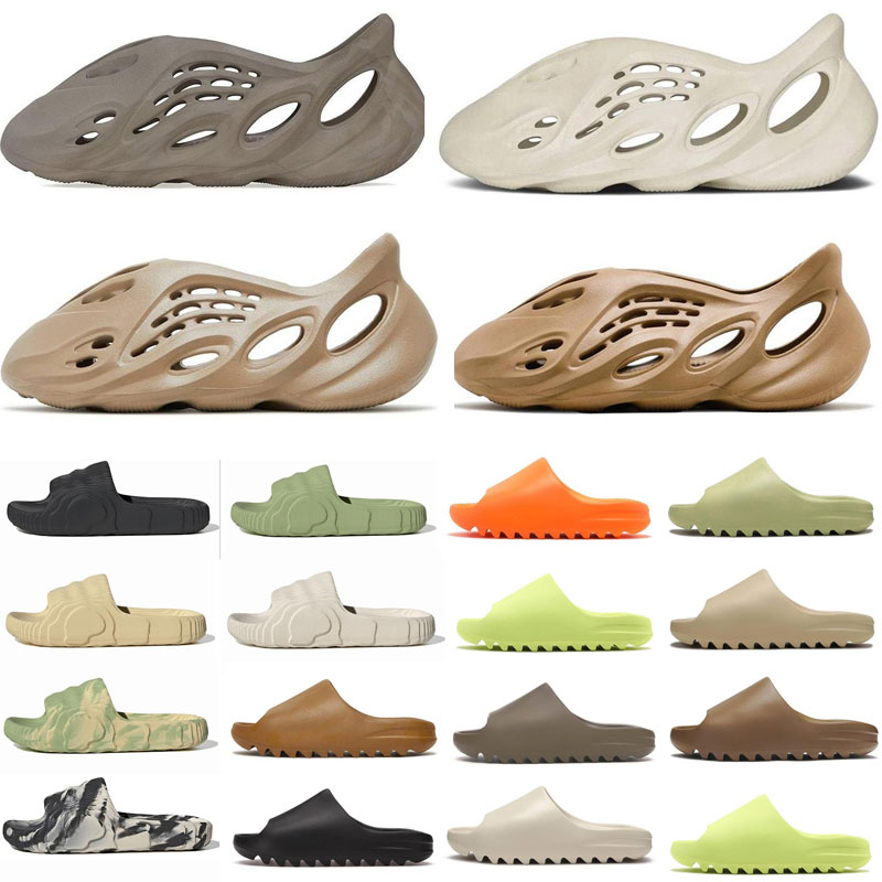 

Foam Runner onyx bone Slippers Slides Slipper Sandals Bone Holes Foams Resin Pure Ochre Designer Sand Vermilion Moon Grey Fashion Mules