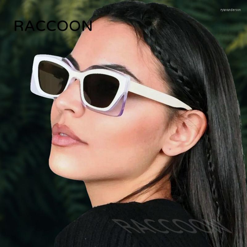 

Sunglasses Trendy Patchwork Cat Eye Women Design Vintage Streetwear Fashion Cateye Classic Sun Glasses Punk Shades
