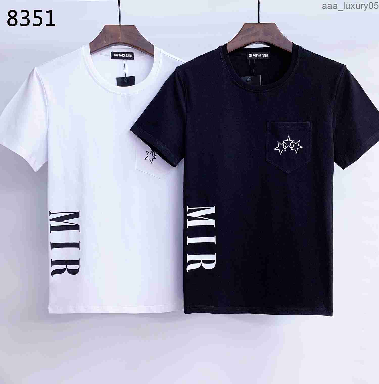 

Men's T-Shirts Mens Designer T Shirts Black White Men Summer Fashion Casual Street T-shirt Tops Short Sleeve Plus Size -XXXL 68794 dsquare 2 d2 dsqs dsq2s KW1W