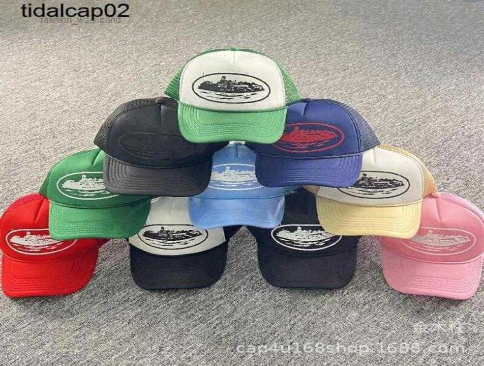 

Ball Caps Corteiz Crtz Hat 22ss American Fashion Truck Casual Printed Baseball Summer Men and Women208m72425475, Red