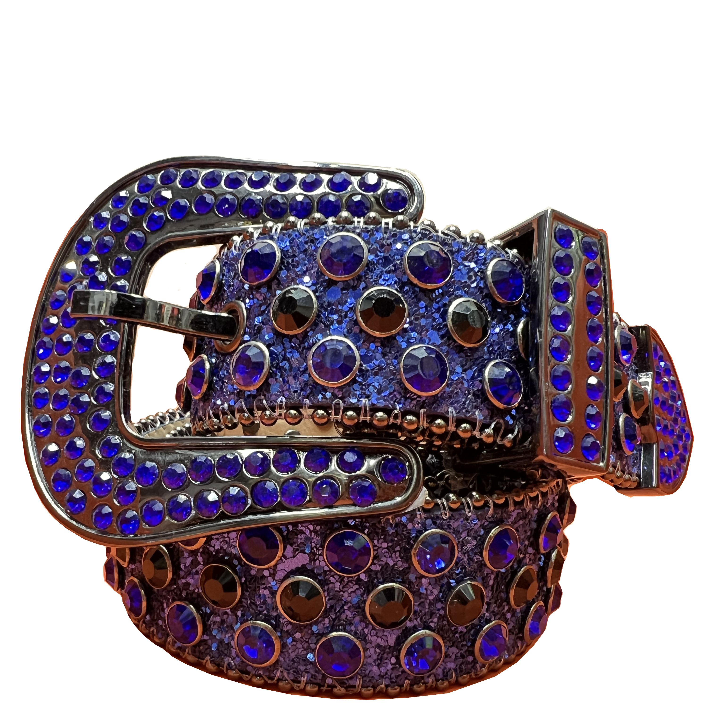 

Jeans Blue bb simon Belt for Mens women trendy leather diamond-encrusted waistband paired with all pants occasions, Customize