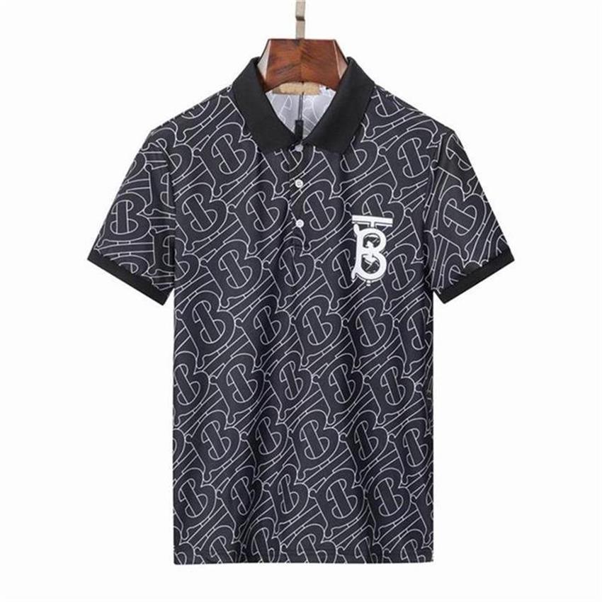 

Men's Customized Luxury Golf Polo Shirt New Famous Designer Fashion Casual Print Letter Full Print Polo Collar Summer Short Sleeve m-xxxl, White