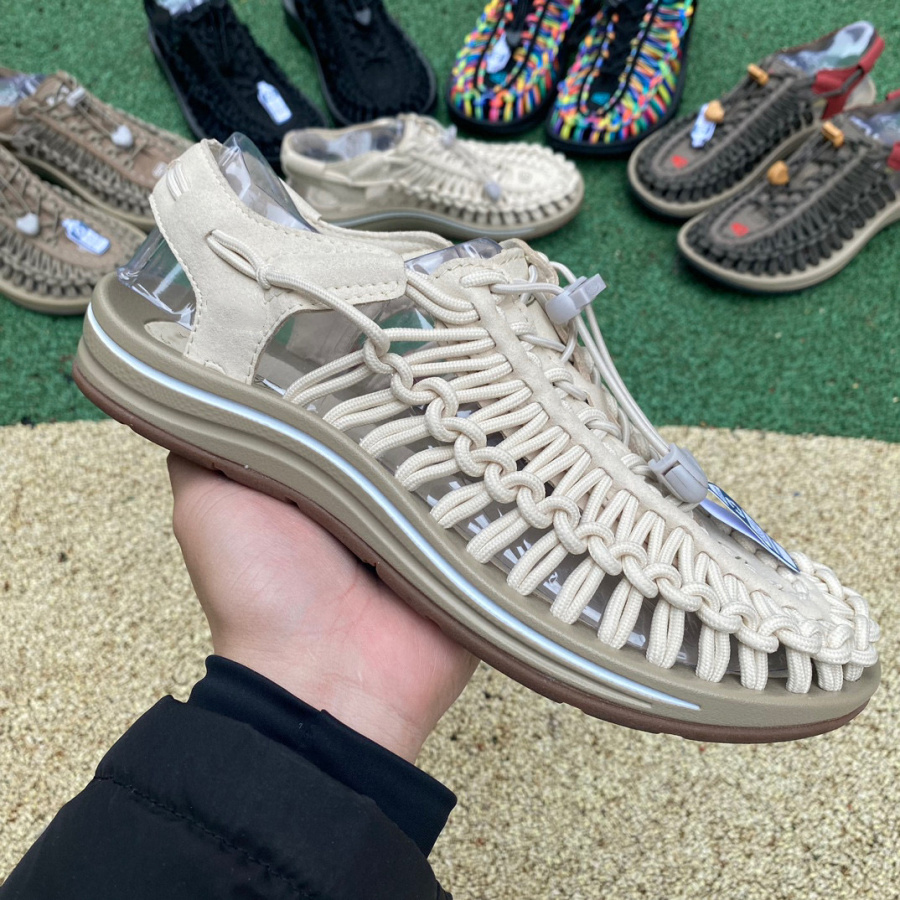 

Uneek Sandals Summer River Tracing Trail Shoes Outdoor Anti-skid Designer Slides Woven Sandale Vintage Loafers Slippers 2023