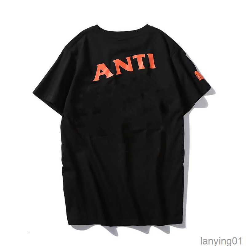 

Men's t Shirts Fashion Anti Social Club Cross Print T-shirt Casual Short21