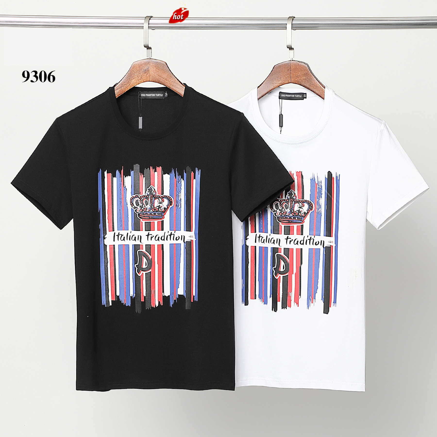 

Men's T-Shirts 2023SS New Mens Designer T shirt Paris fashion Tshirts Summer T-shirt Male Top Quality 100% Cotton Tops 1247 dsquare 2 d2 dsqs dsq2s V2AM, White
