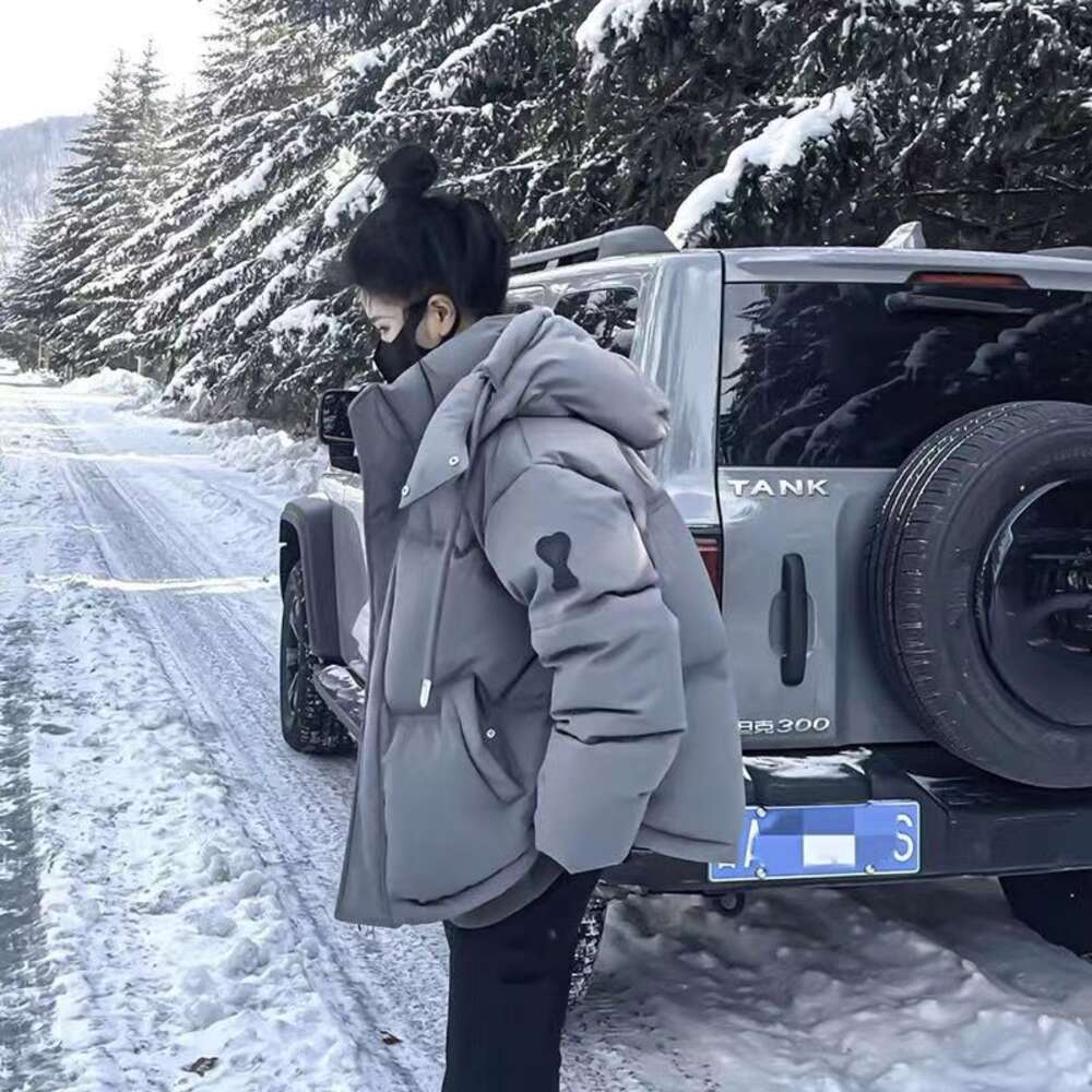 Mens Down Jackets Parka Women Black Puffer Jacket Hooded loose fitting casual Outdoor Winter Warm Thickened Zipper Designer Coats #8sd3 S260917T7H4