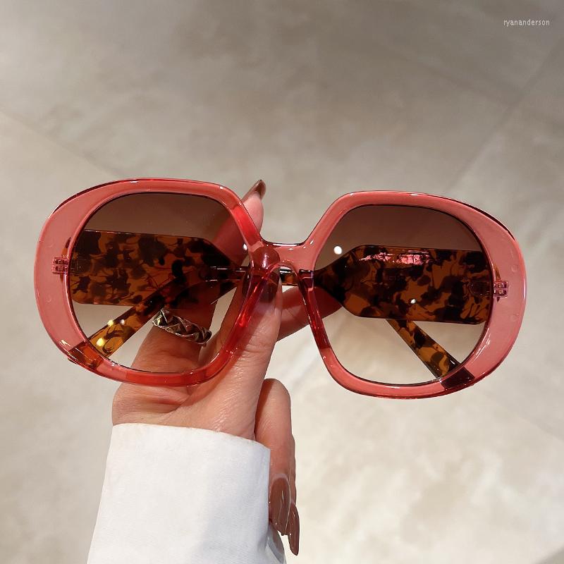 

Sunglasses KAMMPT Oversized Round Men Women Trendy In Gradient Candy Color Shades Goggle Fashion Ins UV400 Eyewear