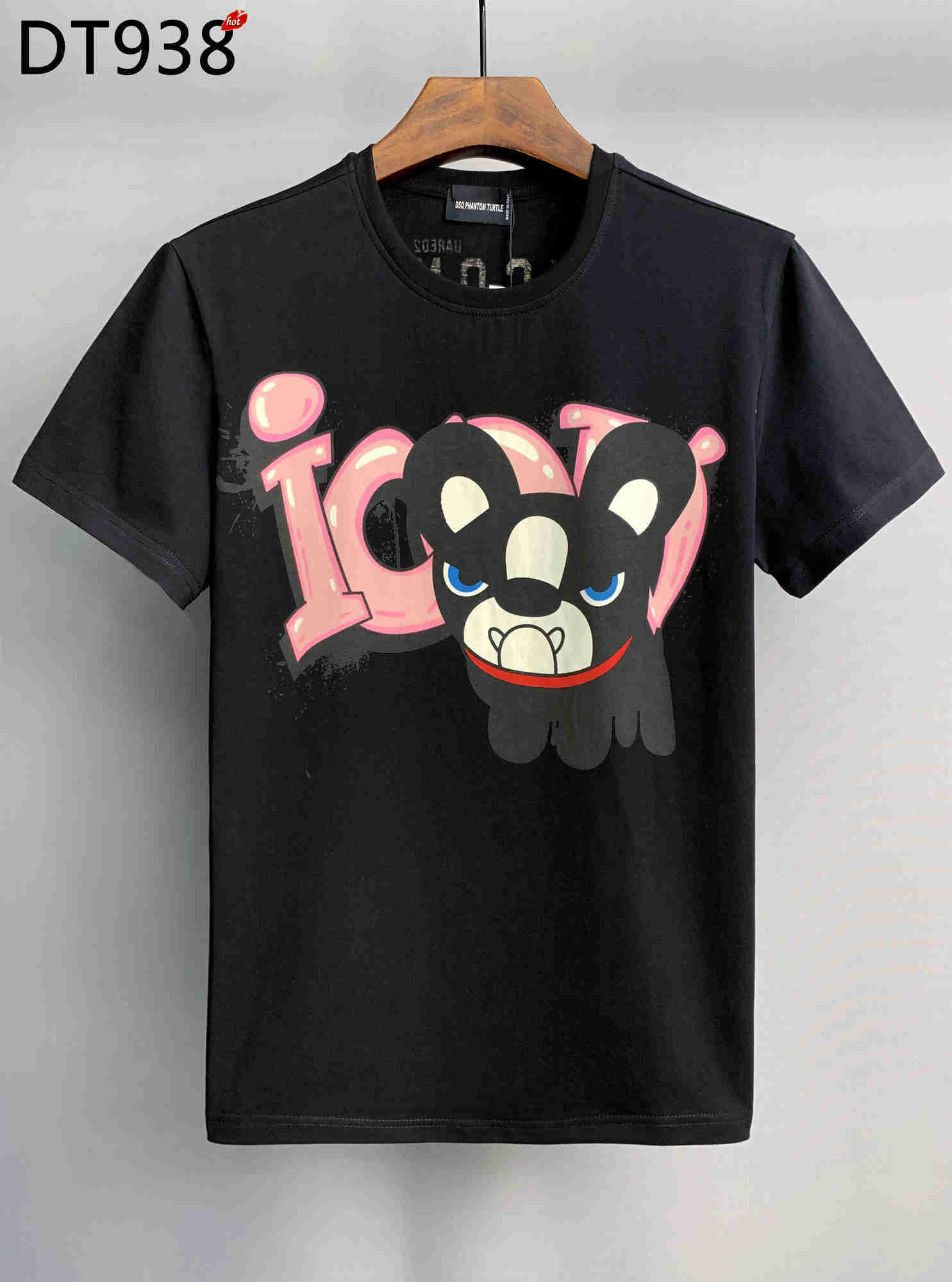 

Mens TShirts Mens Designer T Shirts Black White Back Cool Tshirt Men Summer Italian Fashion Casual Street Tshirt Tops Plus Size MXXX dsquare 2 d2 dsqs dsq2s HFBH
