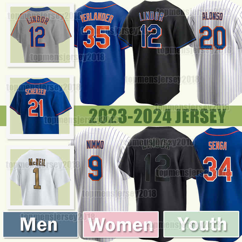 

35 Justin Verlander Francisco Lindor Baseball Jerseys New Yorks Pete Alonso McNeil Daniel Vogelbach Luis Guillorme Tylor Megill Mets Mike Piazza Darryl Strawberry, Men new jersey(d d h)