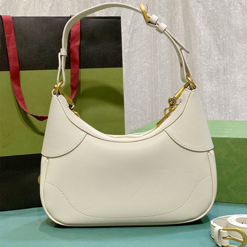 

Fashion Designer Shoulder Bags Small Crescent Shaped women handbags reticules, Green
