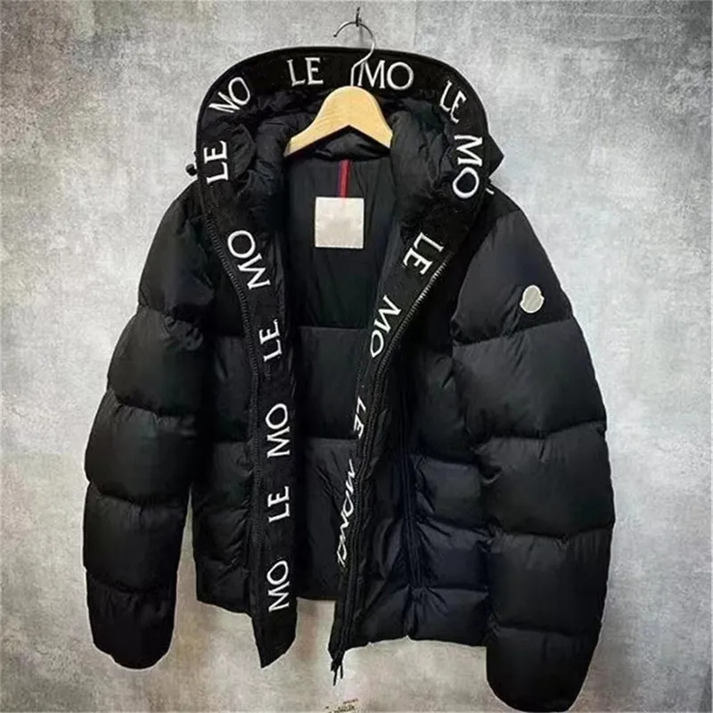 Men's Jacket Large Winter Warm Windproof Down Coat Designer Shiny Matte Material Couple Coat M-5XL