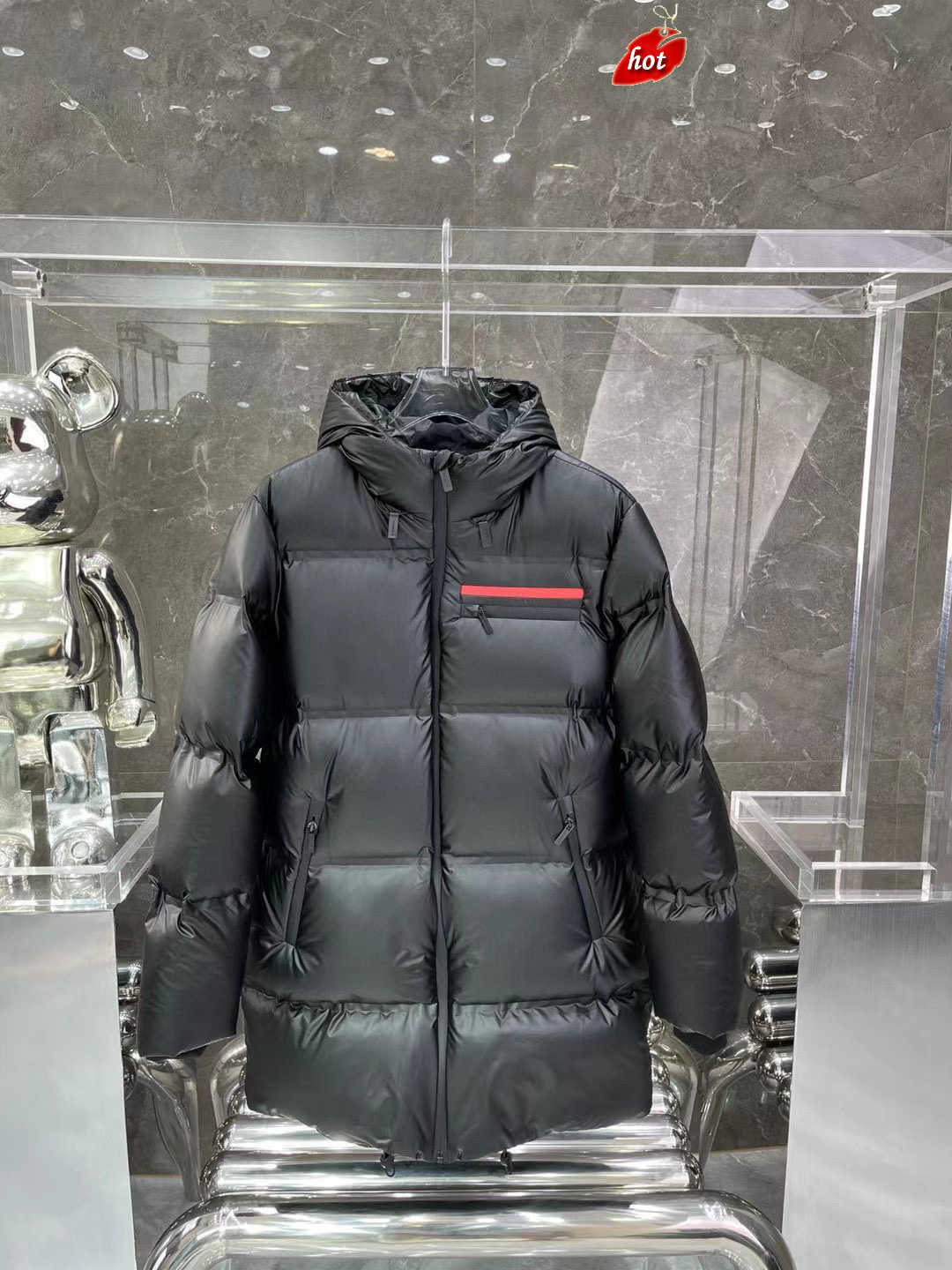 

Mens CirrusLite Down Hooded Jacket WaterResistant Packable Puffer Jackets Coat Parka Wind proof Outdoor Warm Overcoat Coat Hoodi dsquare 2 d2 dsqs dsq2s 3RKF, Black