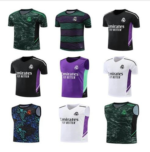 

2022-2023 REAL Madrids TRACKSUIT set TRAINING suit 22/23 BENZEMA men and kids short sleeve vest football training suit chandal futbol surveyement