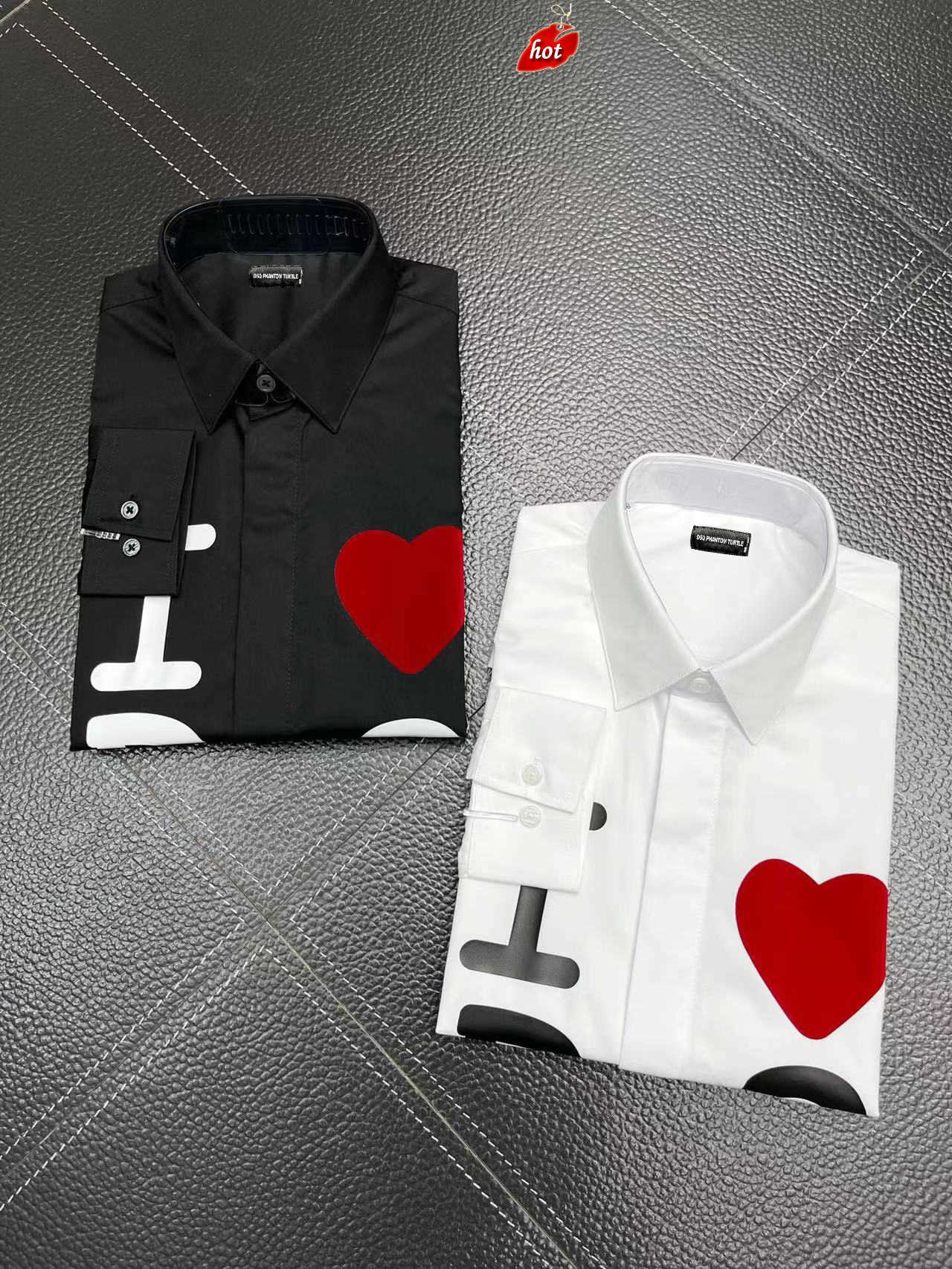 

SHIRTS Mens Designer Shirts Brand Clothing Men Long Sleeve Dress Shirt Hip Hop Style High Quality Cotton 841766 dsquare 2 d2 dsqs dsq2s PGZ5, White