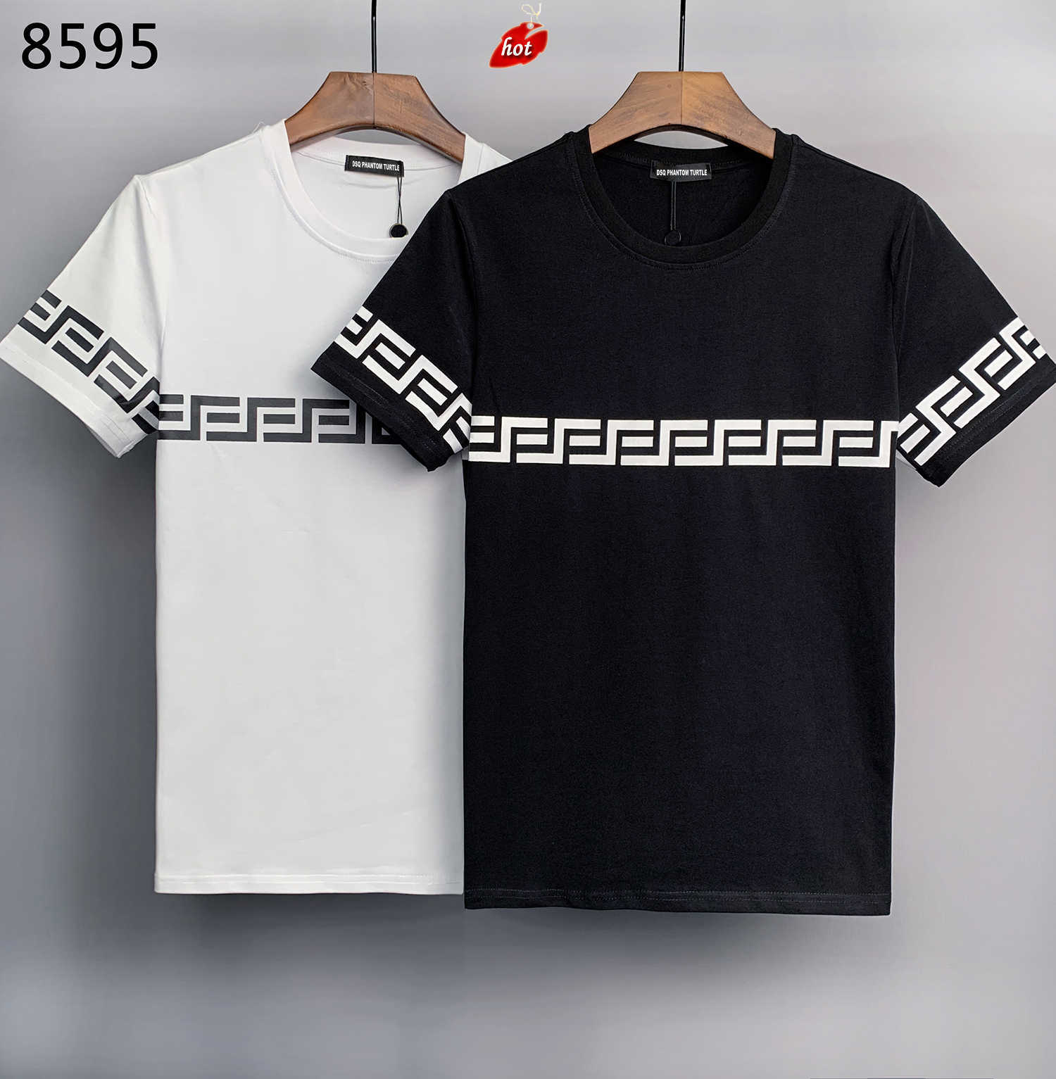 

Mens TShirts 2023SS New Comfortable Breathable Paris fashion Tshirts Summer Tshirt Male 100 Cotton Hip Hop Streetwear Tops Black W dsquare 2 d2 dsqs dsq2s 45QV, White
