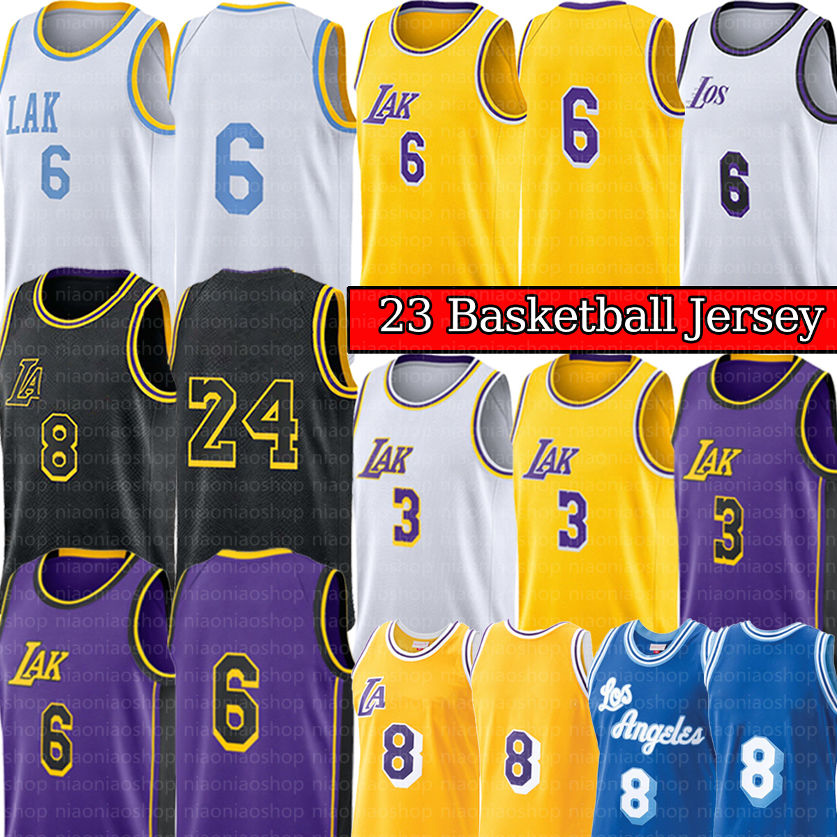 

Bryant 6 Lebron 23 Jame''Lakers" 2022-23 Basketball Jersey Anthony 3 Davis Los City Angele Men Stitched Retro Shirt Yellow Purple Mamba Edition Youth Kids Jerseys, With logo jersey