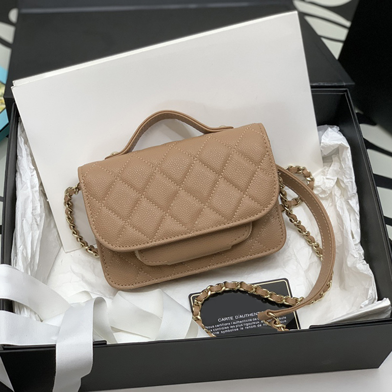 

Designer Messenger Bags Luxury Handbag Genuine Leather Shoulder Bag 15CM High Imitation Crossbody Bag With Box ZC121