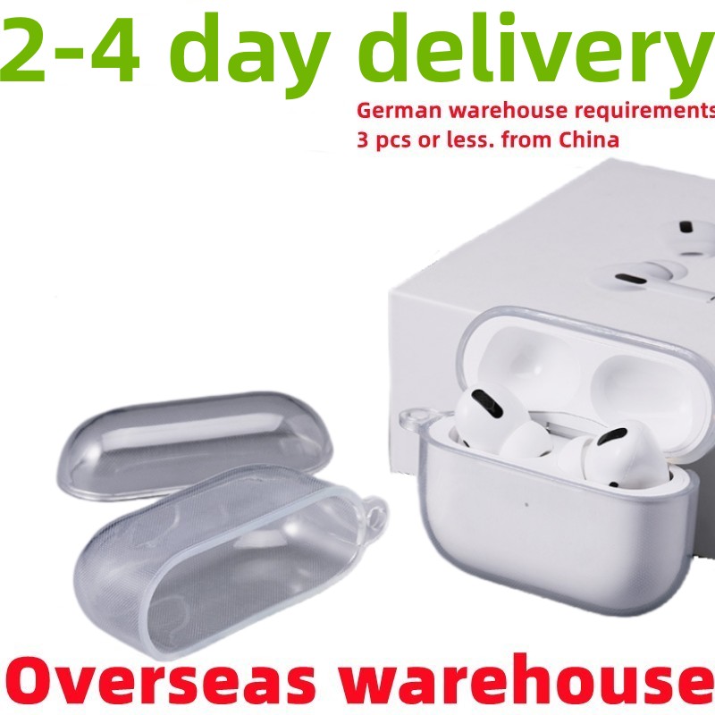 

For Airpods pro 2 air pods 3 Earphones airpod Bluetooth Headphone Accessories Solid Silicone Cute Protective Cover Apple Wireless Charging Box Shockproof 2nd case, White