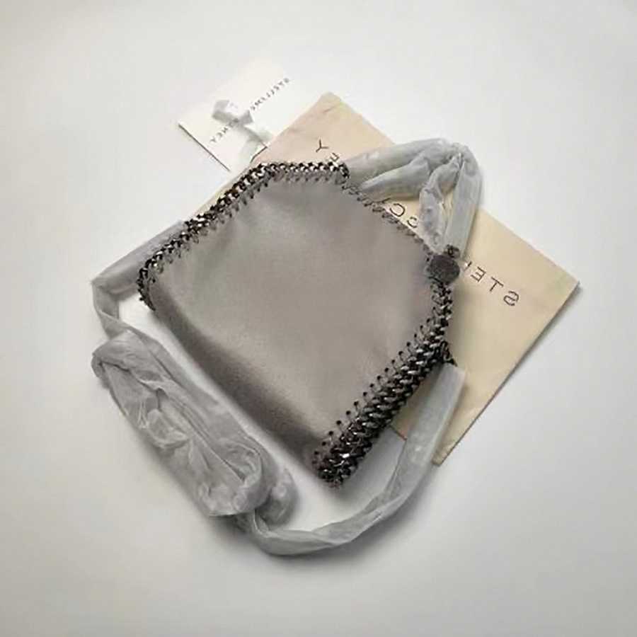 

Designer Stella Mccartney Falabella Mini Tote Bag Luxury Woman Metallic Sliver Black Tiny Shopping Women Handbag Leather Crossbody Shoulder Bags Walle 47o7#, 12
