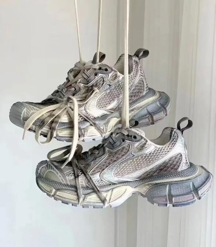 

Luxury Design 3XL Sneakers Dad Shoes Track 9 9.0 Men Women Retro Trainers Black White Yellow Mesh Treaded Runner Comfort Summer Couple Sports EU35-46