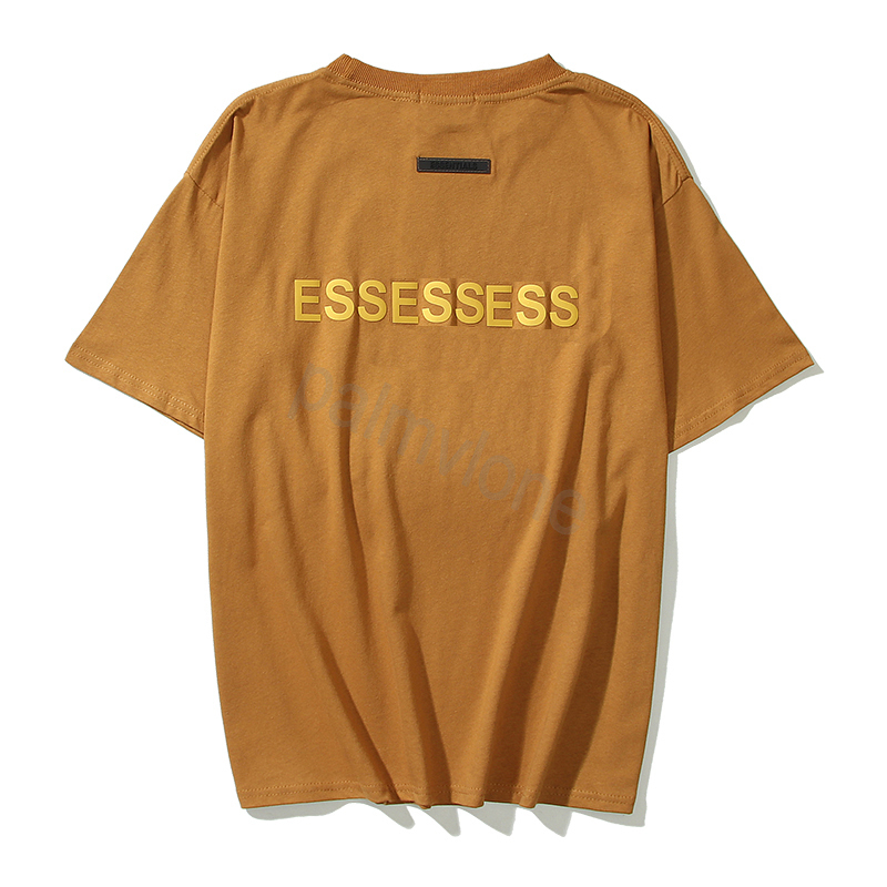 

2023 Summer ESS Fashion Tshirts Crew Neck Casual tshirts Men Women Tops Leisure Style Summer Short Sleeve Letter essentialsss printed Shirts fears of cotton G, The same as orginal