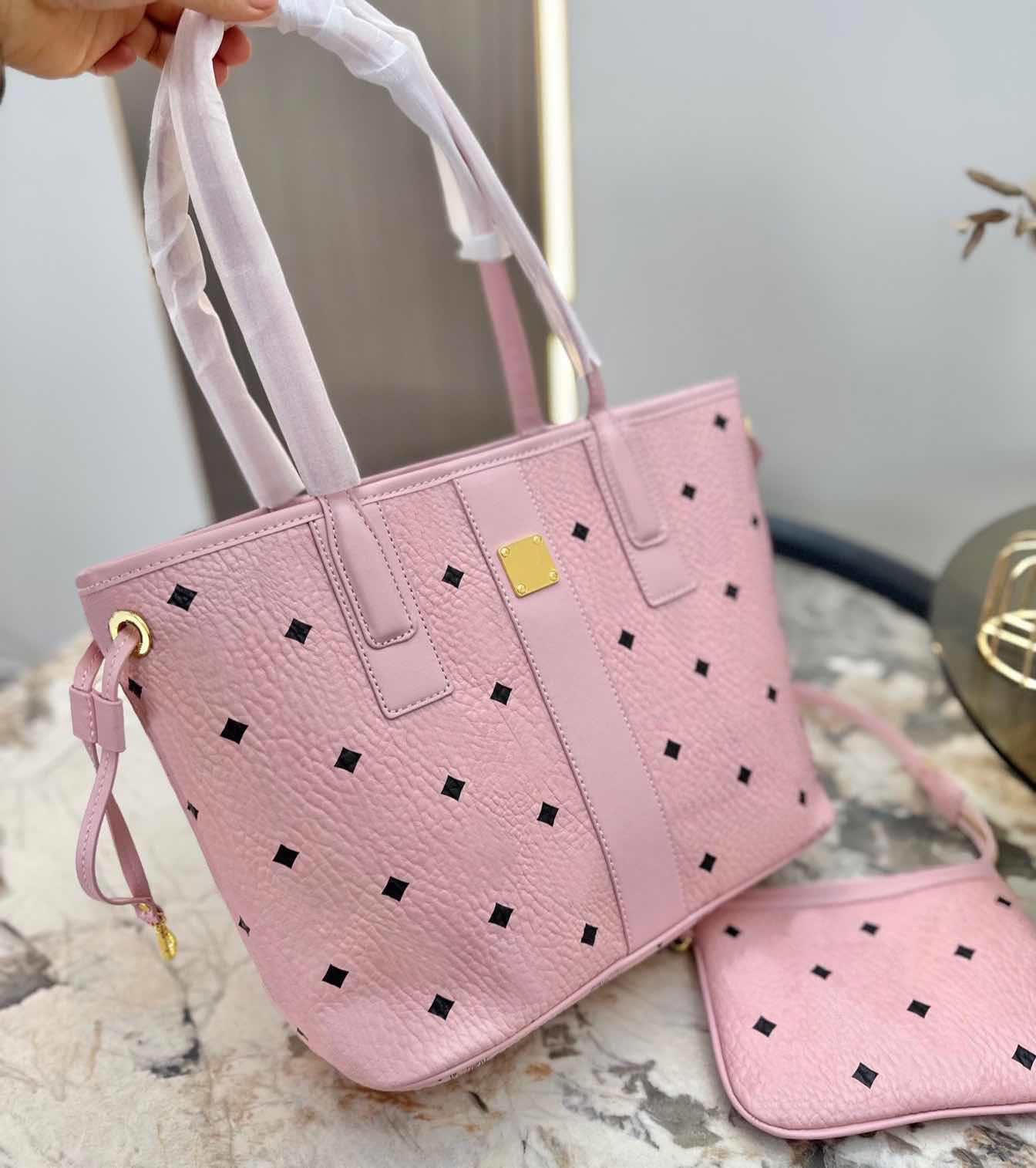 

Designer Bags Luxury Womens Handbag Fashion Large Capacity Double Sided Shopping Bag Letter Totes Two Piece Set Girls' Shoulder Bag, Make up for price