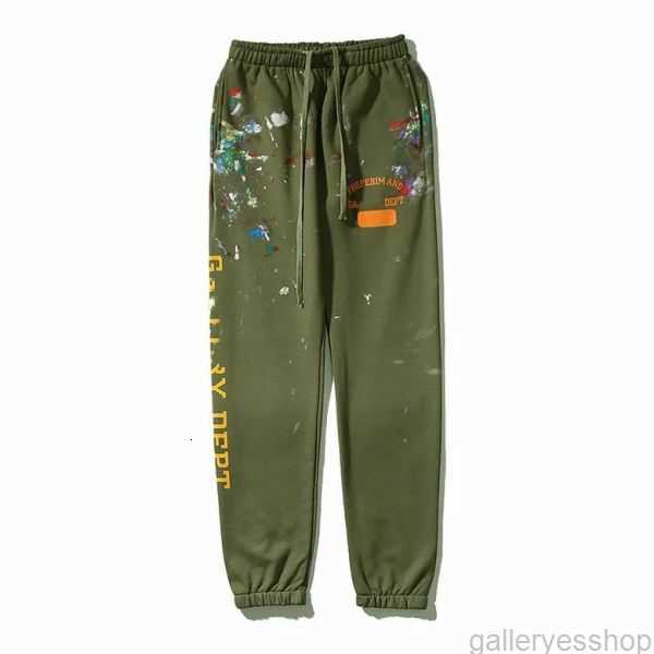 

Designer Jeans Sports Pants Slim Denim Straight Sweatpants Speckled Letter Print Pant High Street Couple Galleryes Dept Loose Versatile Jeanujjs, Gray