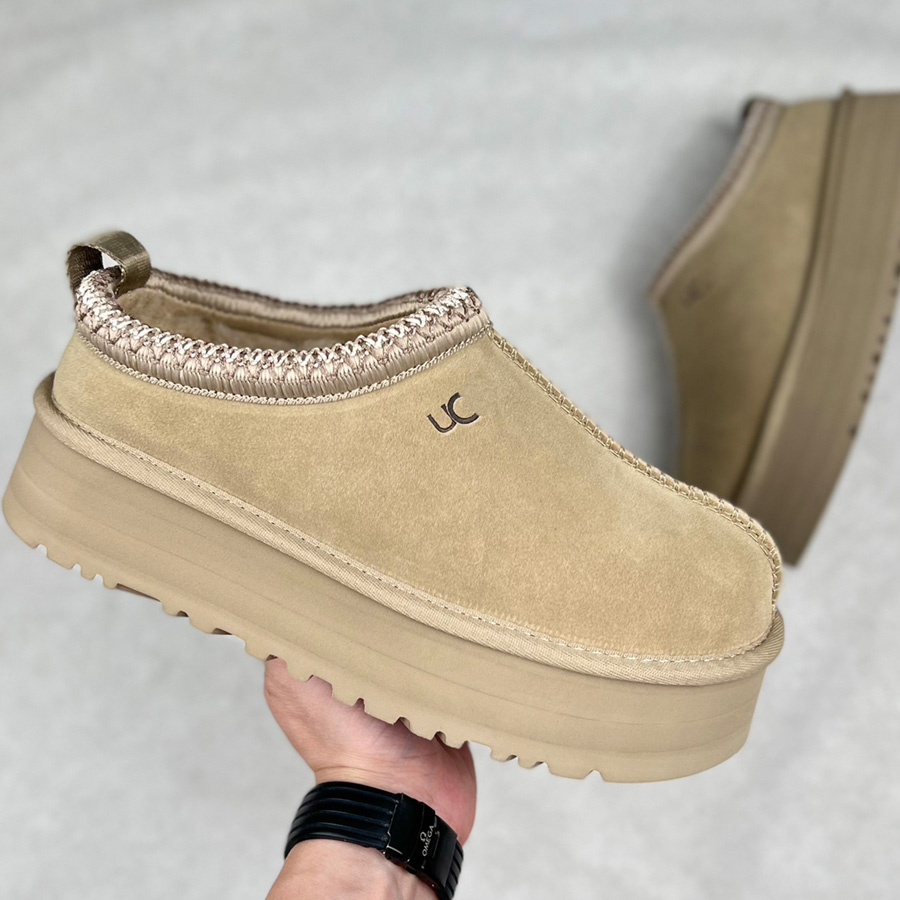 Pantoufles Tazz pour femmes Claquettes en fourrure Tasman Classiques Graines de moutarde Ultra Mini Bottines à plateforme Slip-on Les Petites Bot