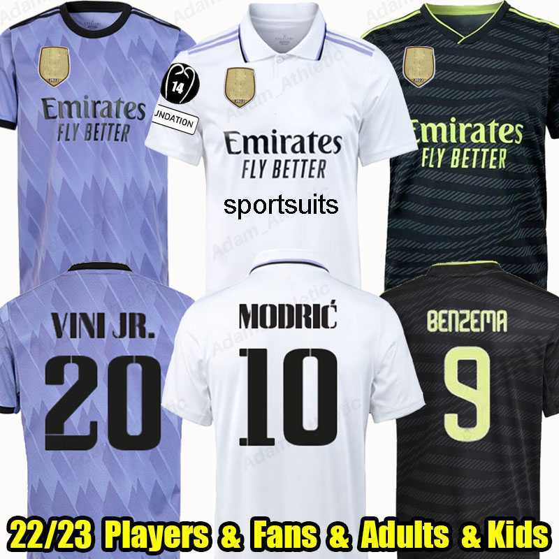 

Camiseta Real Madrids soccer jerseys 22 23 BENZEMA VINI JR. MODRIC TCHOUAMENI football jersey E.MILITAO CAMAVINGA ALABA VALVERDE shirts player version men kids kit, 22-23 3rd 2